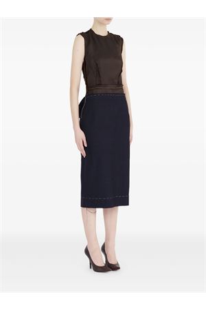 Abito senza maniche in twill misto lana MAISON MARGIELA | S51DD0040MTN091524